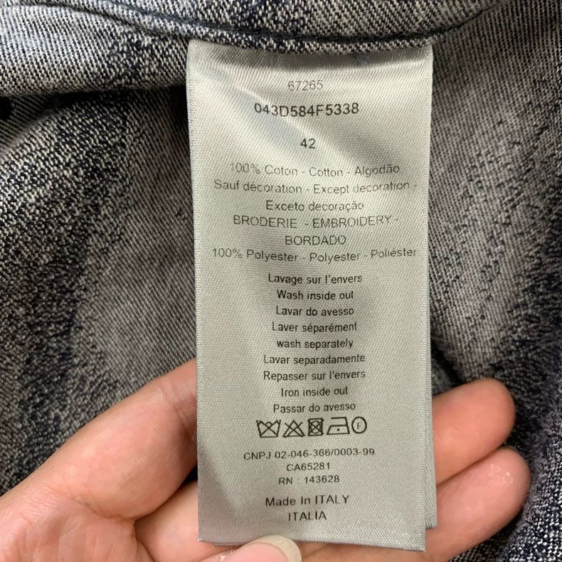Dior dior starry ink denim shirt coat Size US L / EU 52-54 / 3 - 7 Thumbnail