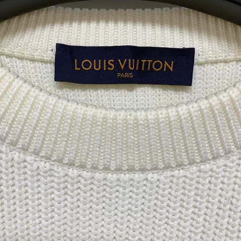 Louis Vuitton Lv nigo embroidery knit sweater Size US L / EU 52-54 / 3 - 5 Thumbnail