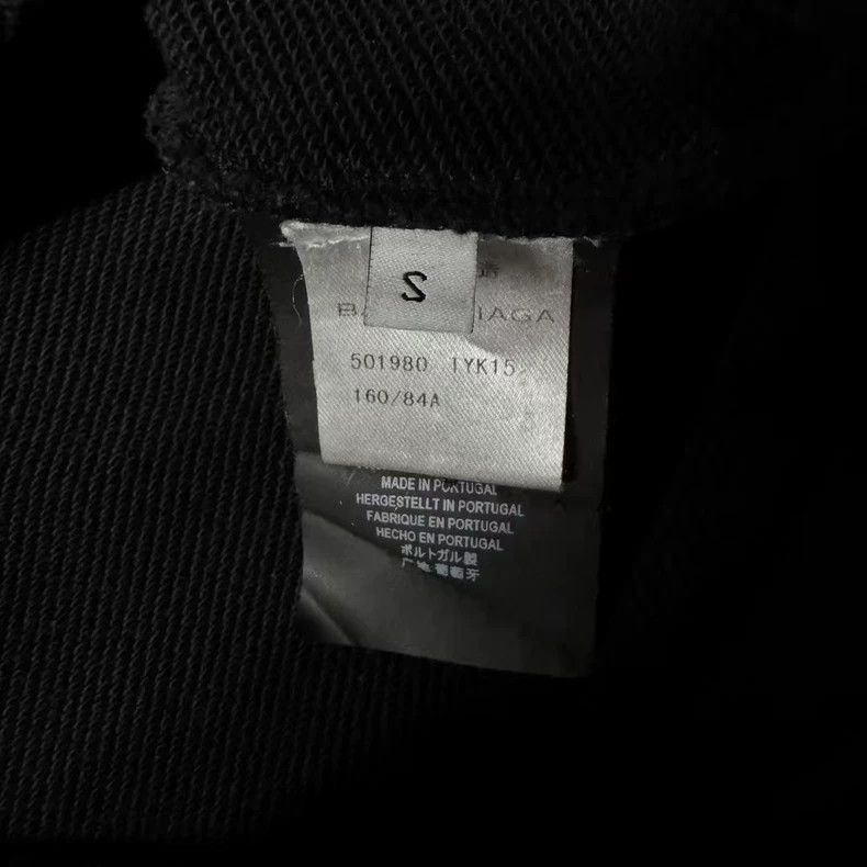 Balenciaga balenciaga black logo sweatshirt Size US S / EU 44-46 / 1 - 5 Thumbnail