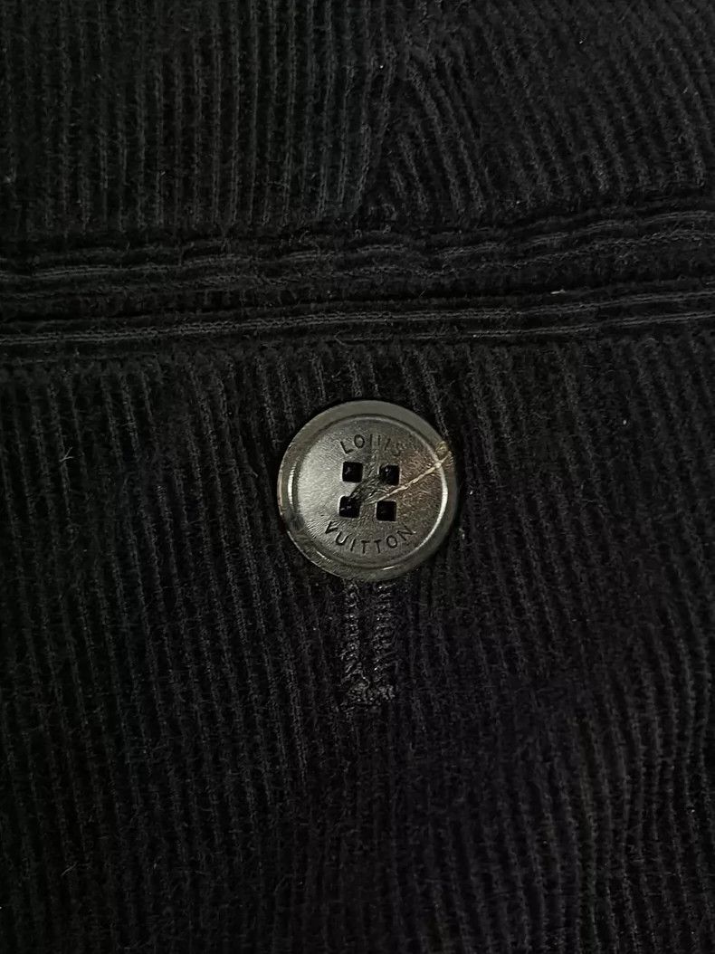 Louis Vuitton louis vuitton black corduroy pants Size US 44 / EU 60 - 4 Thumbnail