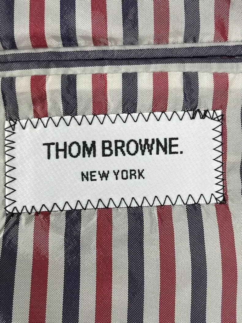 Thom Browne thom browne gray wool blazer Size US S / EU 44-46 / 1 - 5 Thumbnail