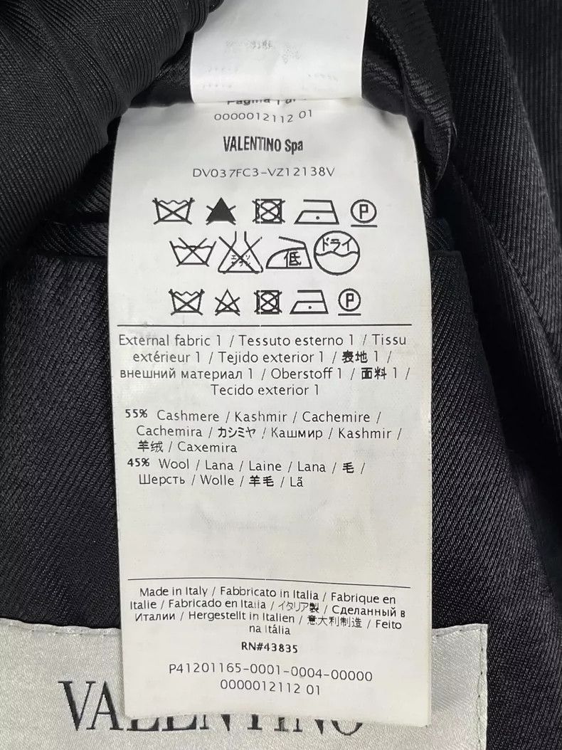 Valentino valentino black long coat Size US M / EU 48-50 / 2 - 4 Thumbnail