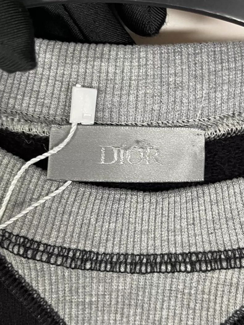 Dior Dior black gray long sleeve sweatshirt Size US XXS / EU 40 - 6 Thumbnail