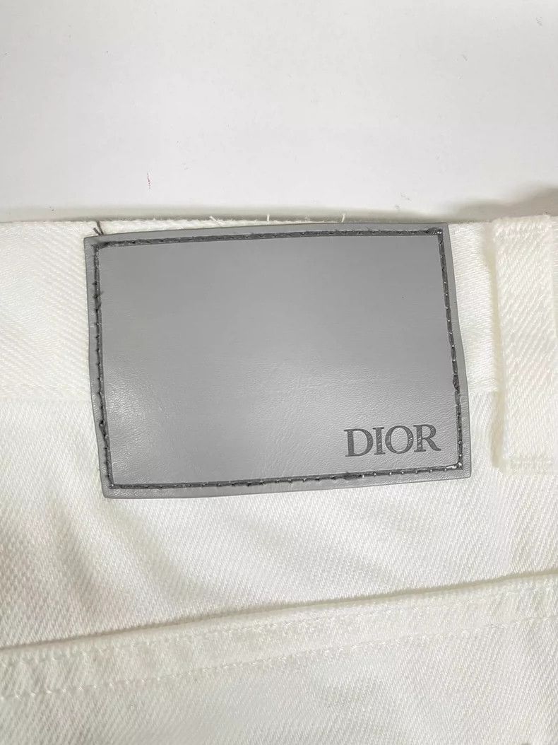 Dior Dior White Slim Fit Jeans Size US 29 - 3 Thumbnail