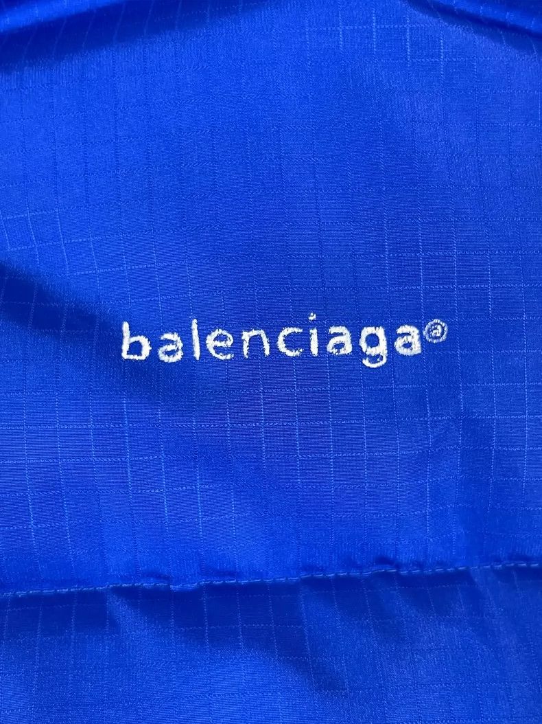 Balenciaga Balenciaga Blue Puffer Jacket Size US L / EU 52-54 / 3 - 3 Thumbnail