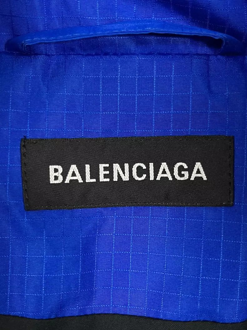 Balenciaga Balenciaga Blue Puffer Jacket Size US L / EU 52-54 / 3 - 6 Thumbnail