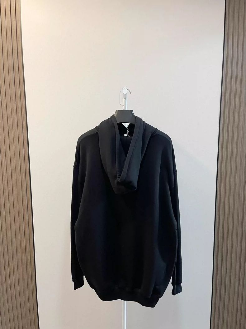 Balenciaga Balenciaga Black Paris Hoodie Size US L / EU 52-54 / 3 - 2 Thumbnail