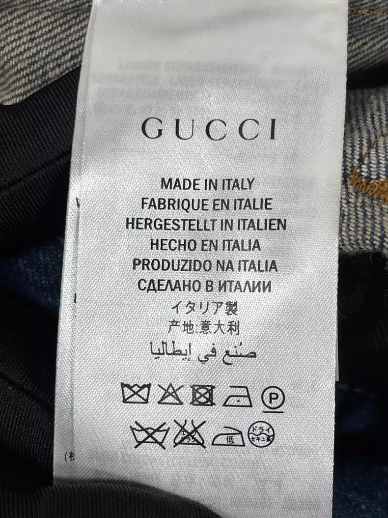 Gucci Gucci washed blue cropped jeans Size US 30 / EU 46 - 6 Thumbnail