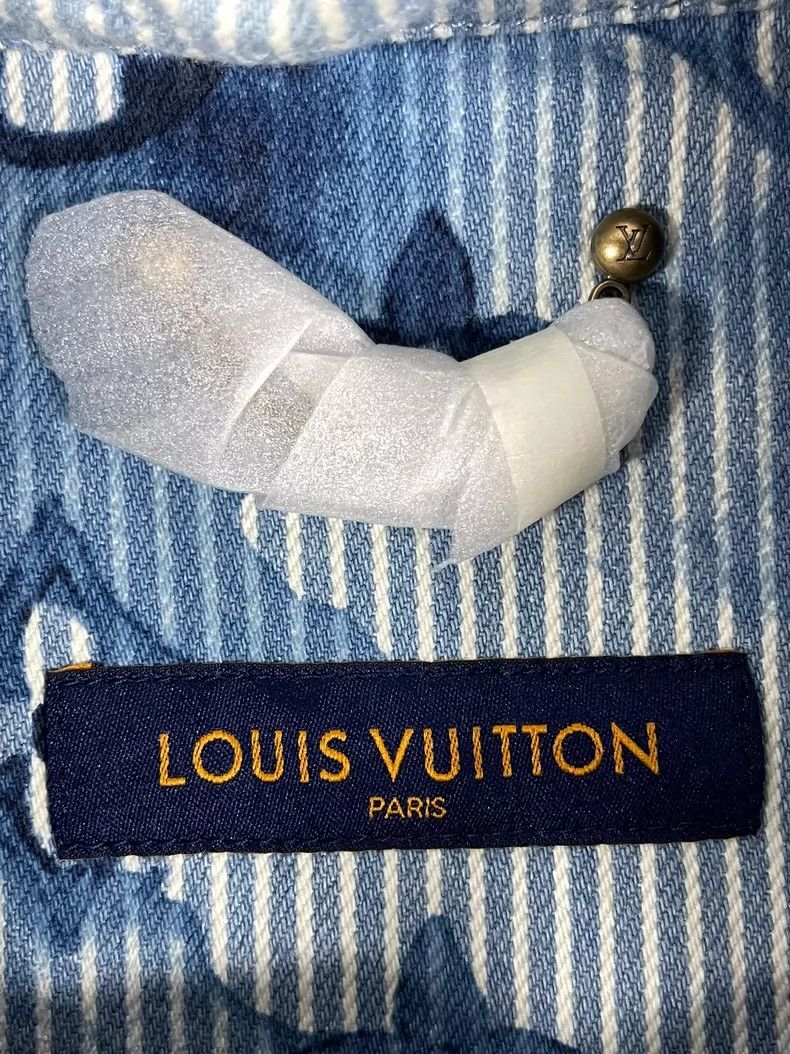 Louis Vuitton Louis Vuitton denim long sleeve shirt Size US S / EU 44-46 / 1 - 6 Thumbnail