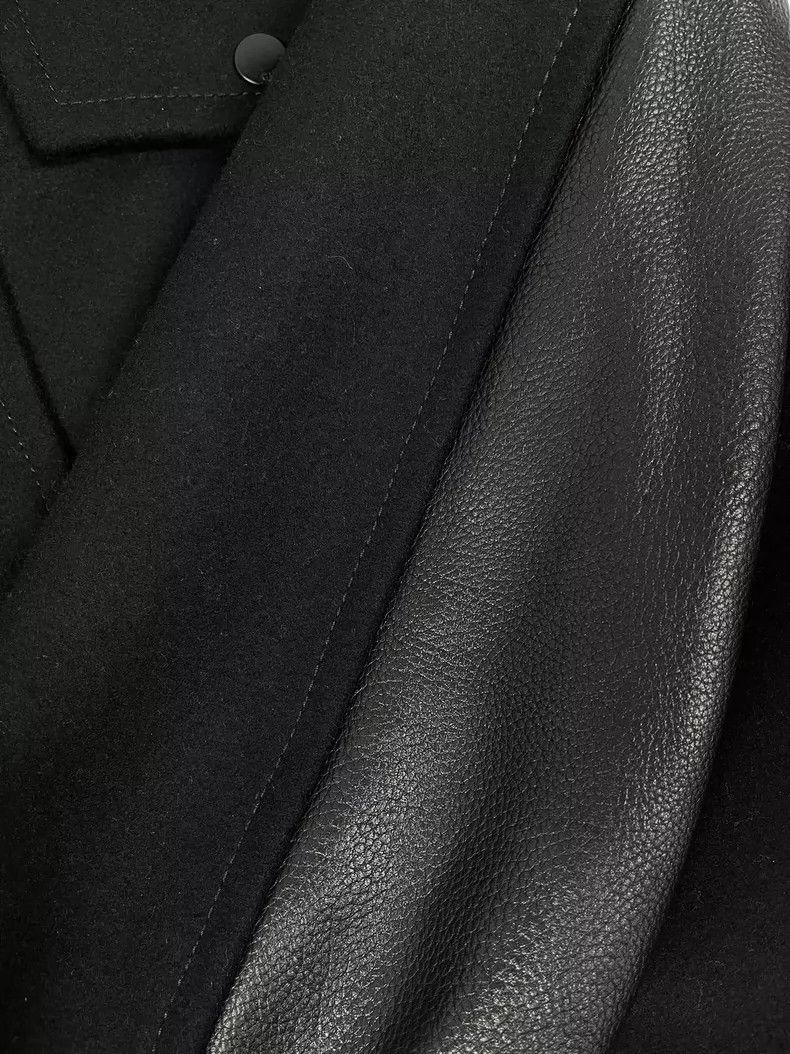 Gucci gucci black wool leather jacket Size US L / EU 52-54 / 3 - 3 Thumbnail
