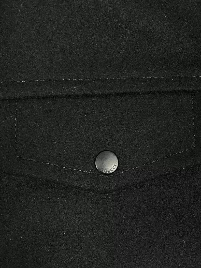 Gucci gucci black wool leather jacket Size US L / EU 52-54 / 3 - 4 Thumbnail