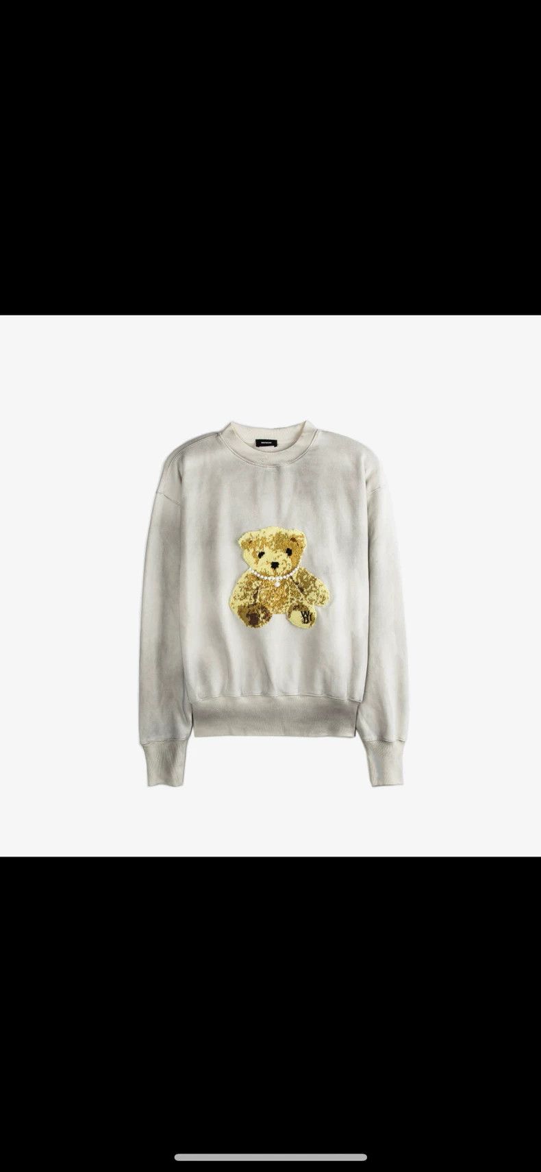 WE11DONE We11Done Teddy Bear Embroidered Sweatshirt Size US S / EU 44-46 / 1 - 6 Thumbnail