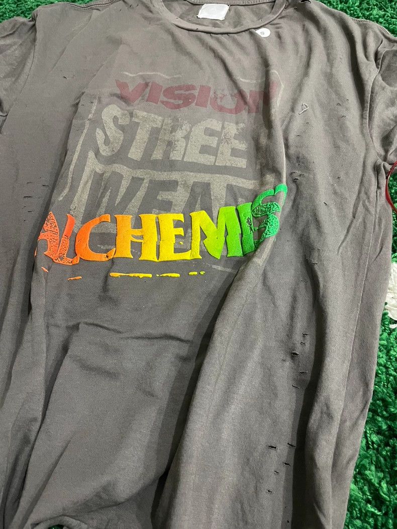 Vintage Alchemist Vintage Grey Graphic T-Shirt Size US S / EU 44-46 / 1 - 2 Thumbnail