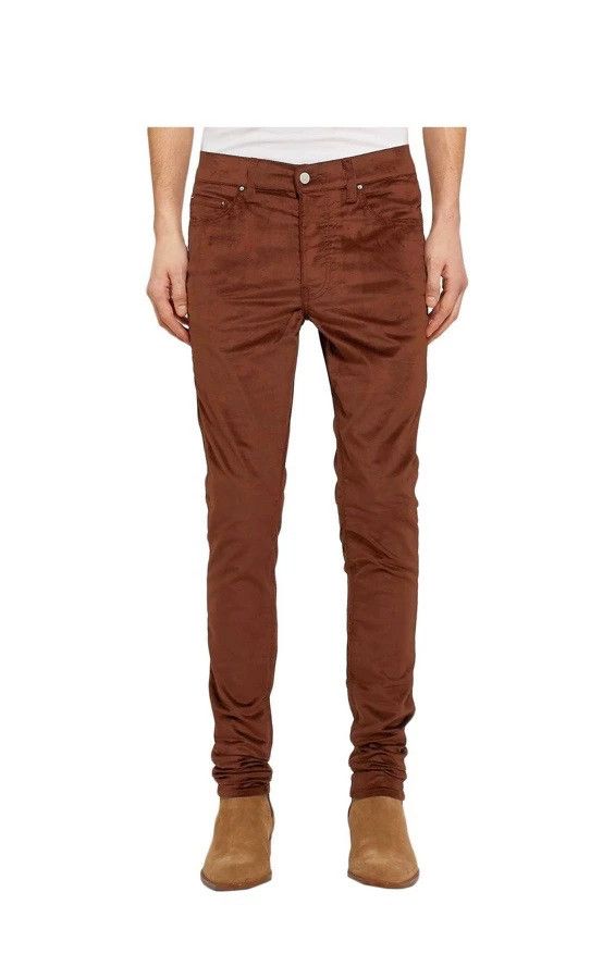 Amiri Amiri brown velvet pants Size US 31 - 6 Thumbnail