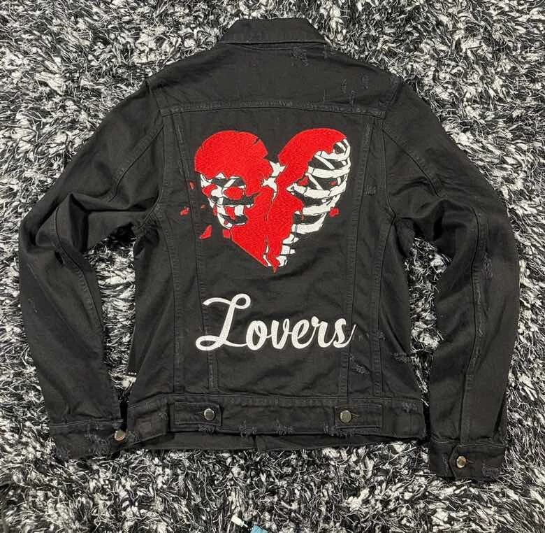 Amiri Amiri Lovers Denim Jacket Size US XS / EU 42 / 0 - 4 Thumbnail