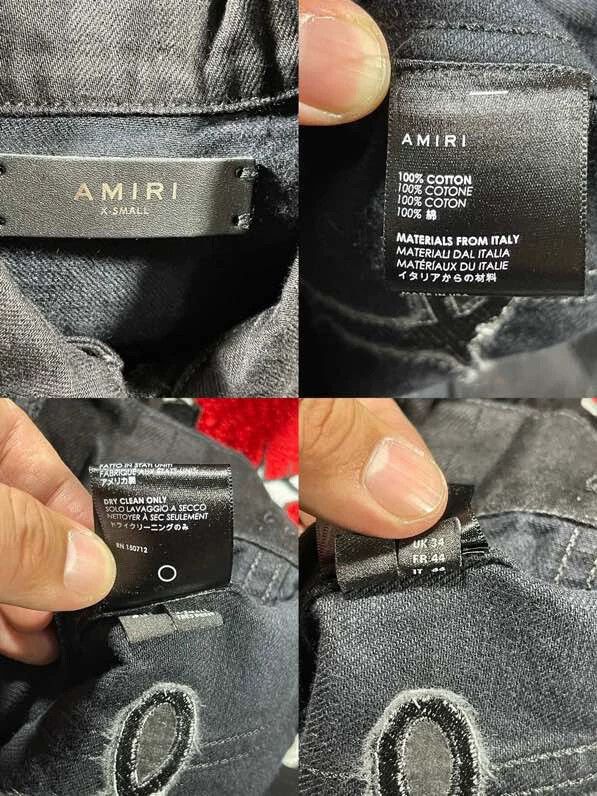 Amiri Amiri Lovers Denim Jacket Size US XS / EU 42 / 0 - 7 Thumbnail
