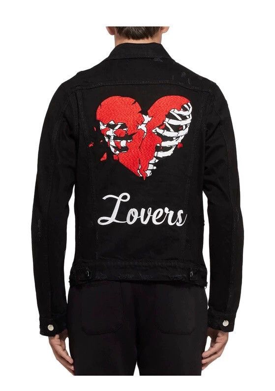 Amiri Amiri Lovers Denim Jacket | Grailed