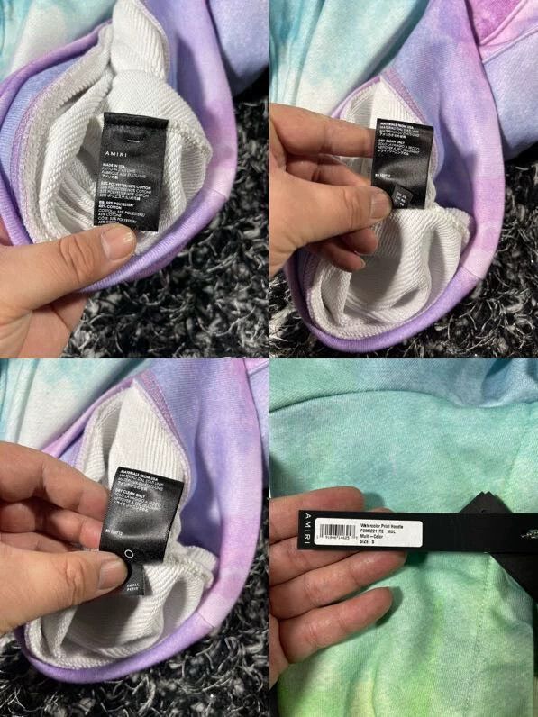Amiri amiri tie-dye hoodie s Size US S / EU 44-46 / 1 - 9 Thumbnail