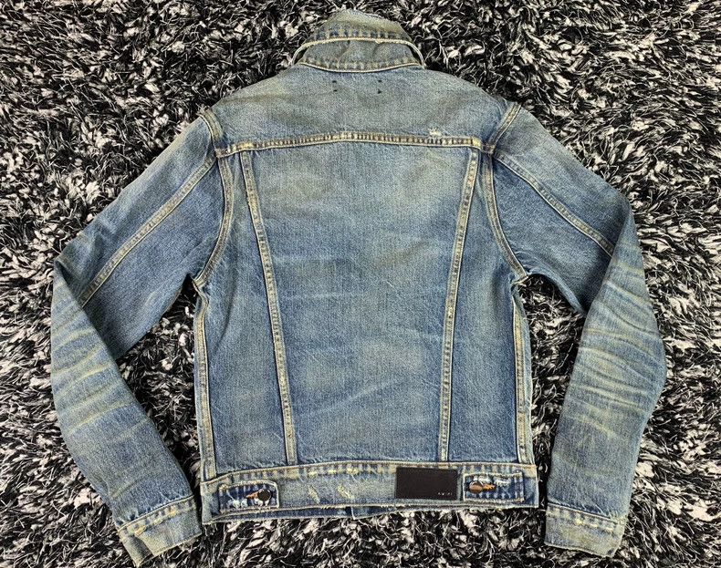 Amiri Amiri Distressed Denim Jacket Size US M / EU 48-50 / 2 - 2 Thumbnail