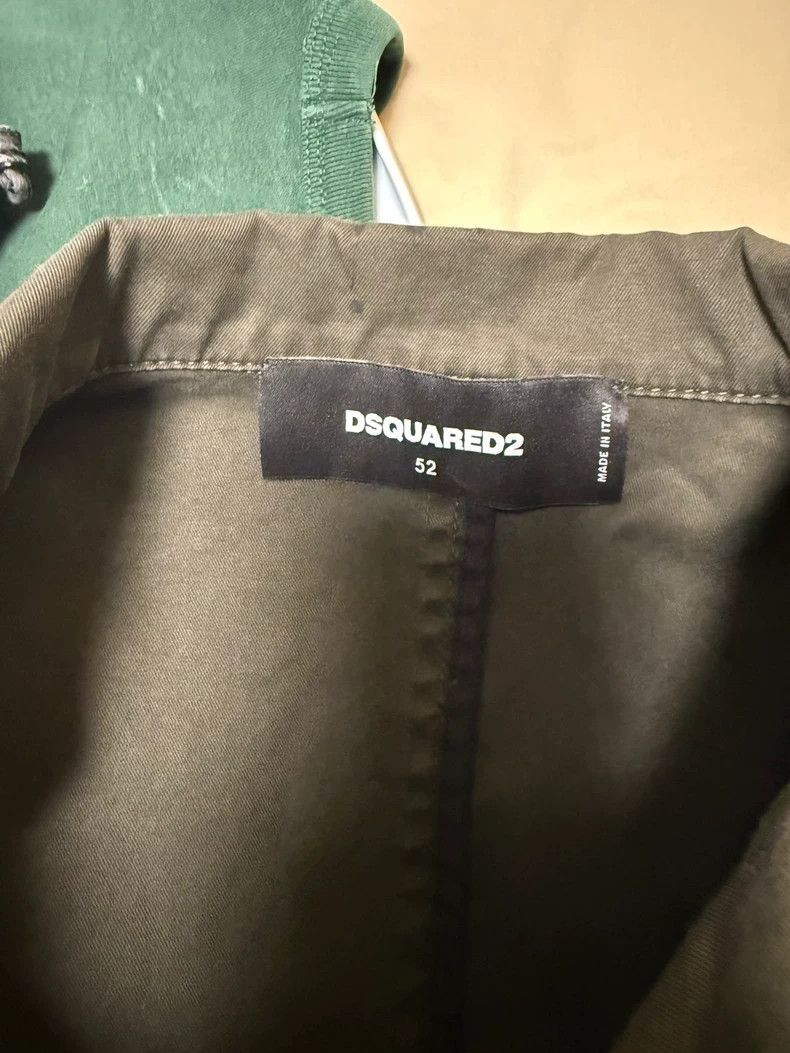 Dsquared2 Dsquared2 Distressed Green Jacket Size US L / EU 52-54 / 3 - 8 Thumbnail