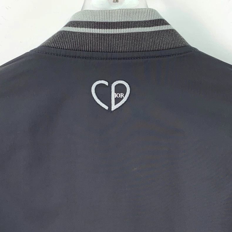 Dior Dior gray logo lettering jacket Size US M / EU 48-50 / 2 - 6 Thumbnail