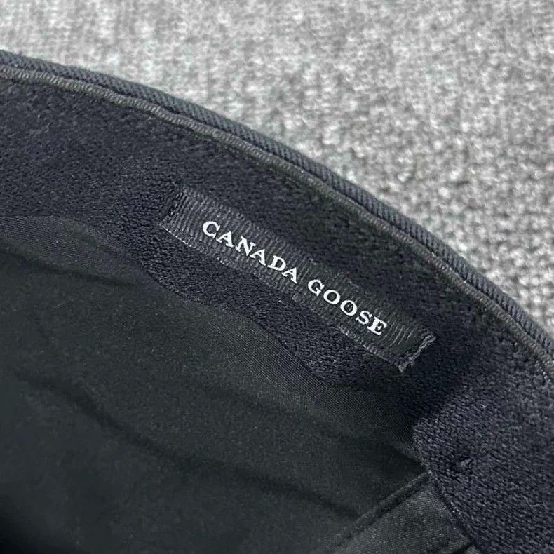 Canada Goose canada goose black logo baseball cap Size ONE SIZE - 5 Thumbnail