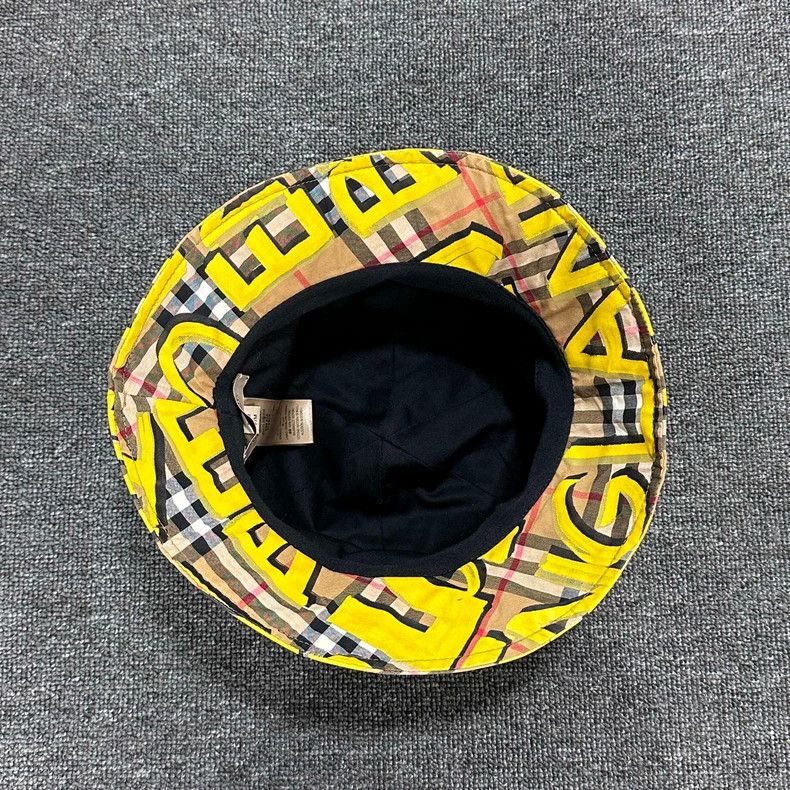 Burberry Burberry yellow graffiti fisherman hat Size ONE SIZE - 4 Thumbnail