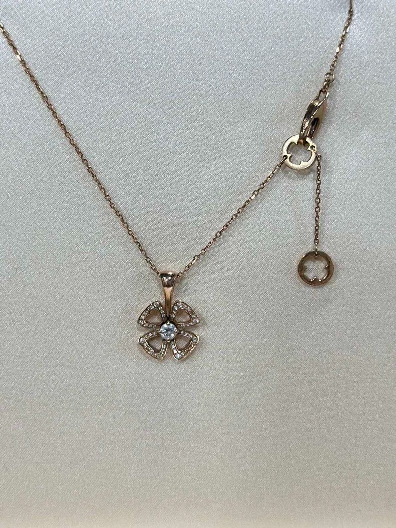 Bvlgari BVLGARI rose gold diamond necklace Size ONE SIZE - 6 Thumbnail