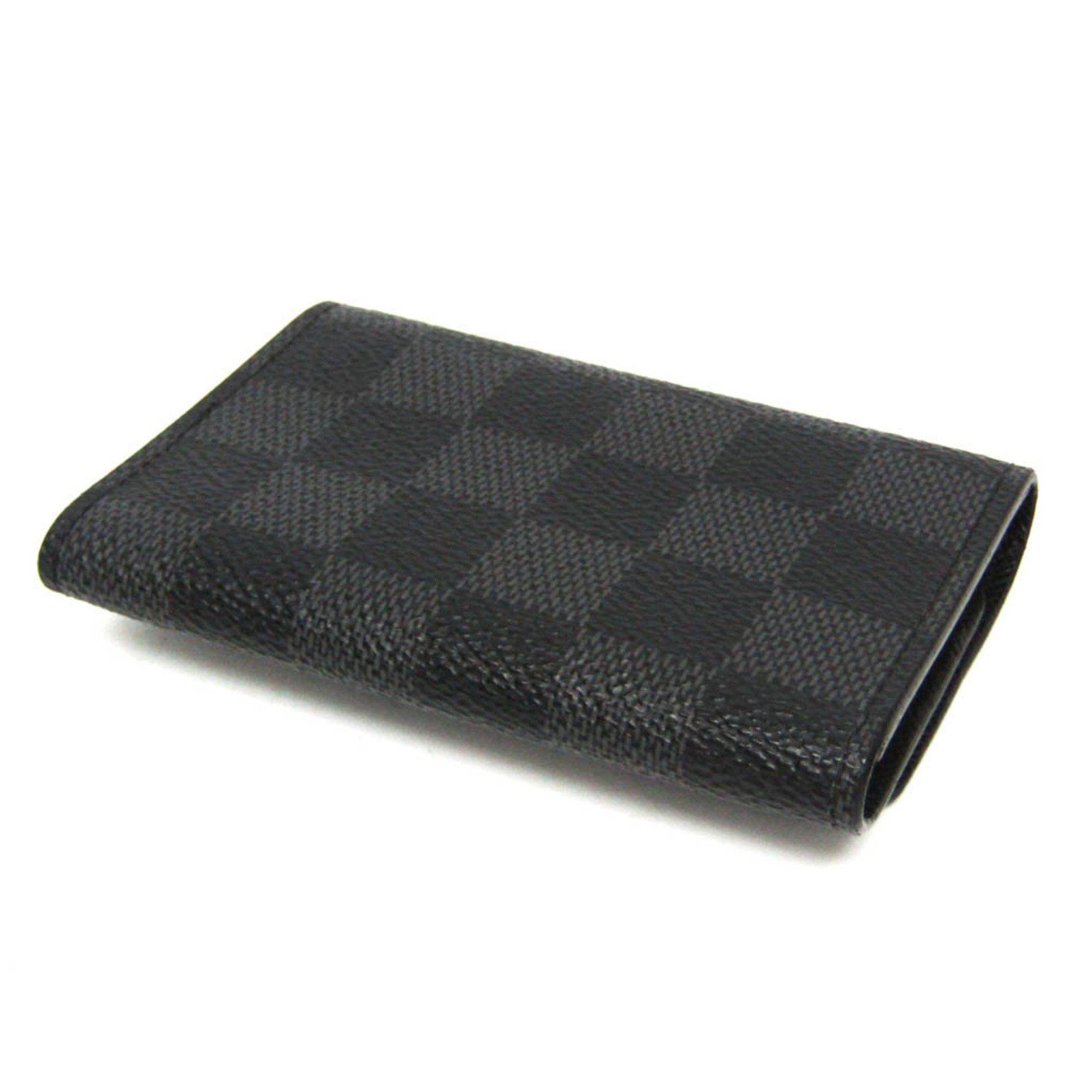 Louis Vuitton Louis Vuitton Damier Graphite 6 Key Holder N62662 Men,Women Damier Graphite Key Case Damier Graphite Size ONE SIZE - 2 Thumbnail