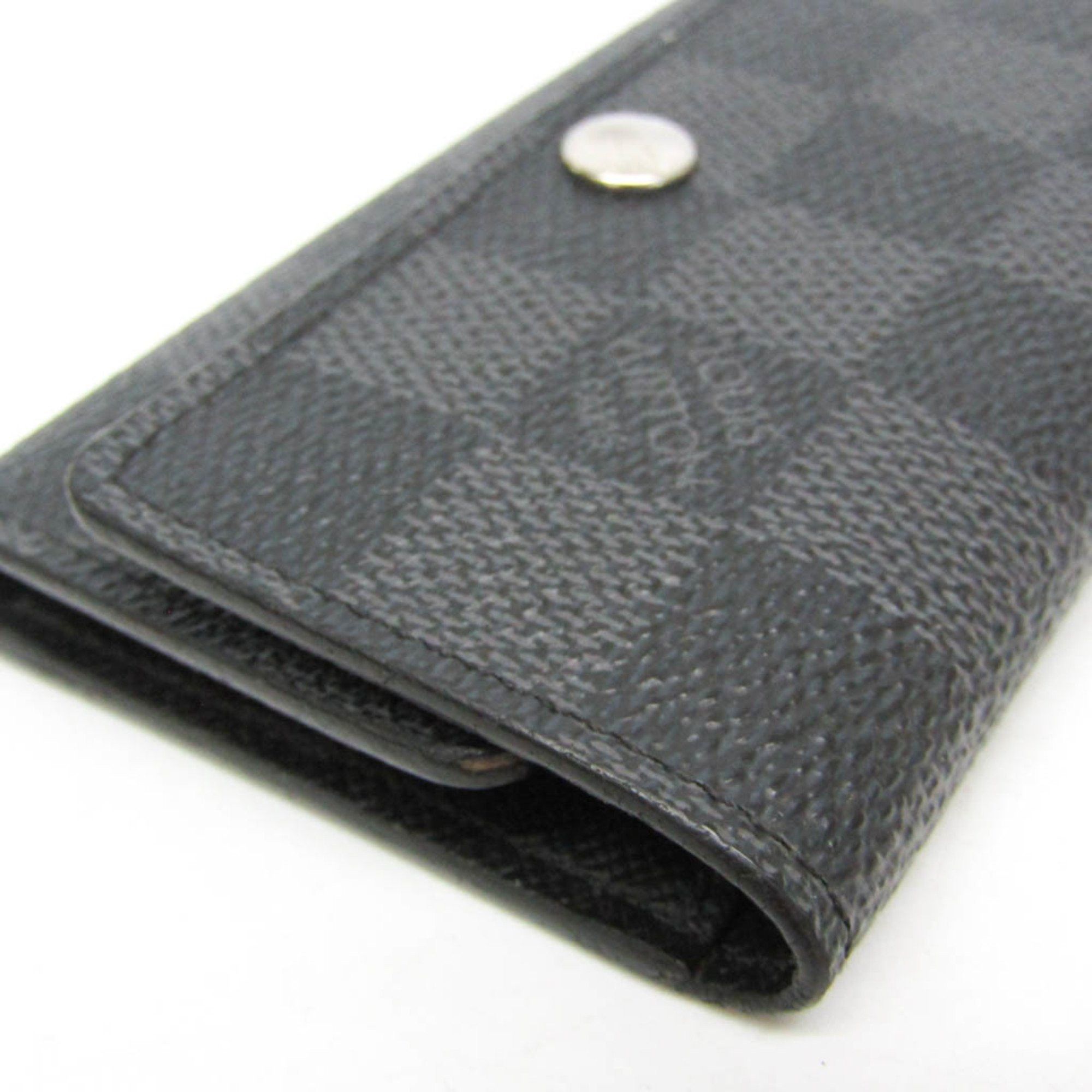 Louis Vuitton Louis Vuitton Damier Graphite 6 Key Holder N62662 Men,Women Damier Graphite Key Case Damier Graphite Size ONE SIZE - 6 Thumbnail