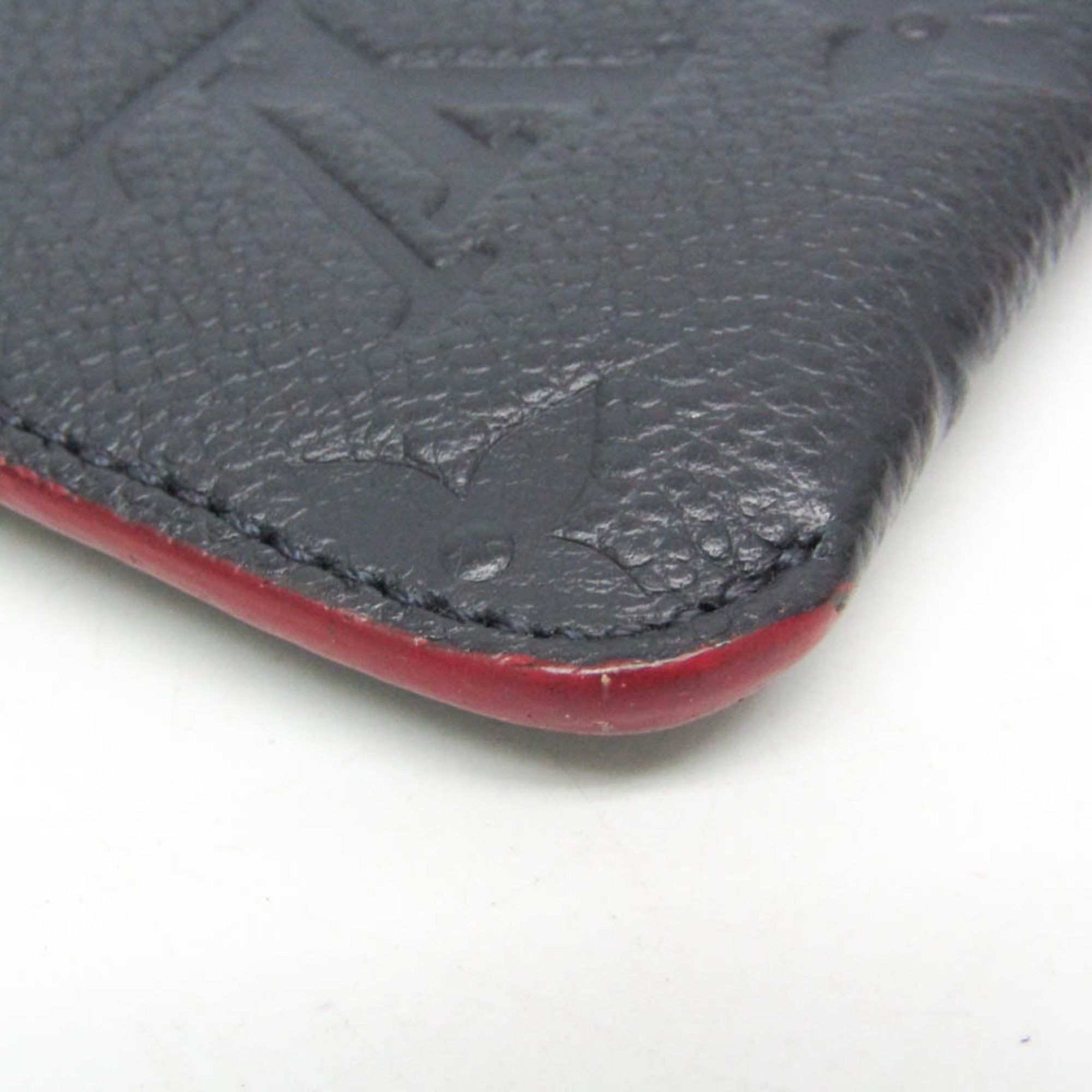 Louis Vuitton Louis Vuitton Monogram Empreinte Key Pouch M62017 Women's Monogram Empreinte Coin Purse/coin Case Marine Rouge Size ONE SIZE - 4 Thumbnail