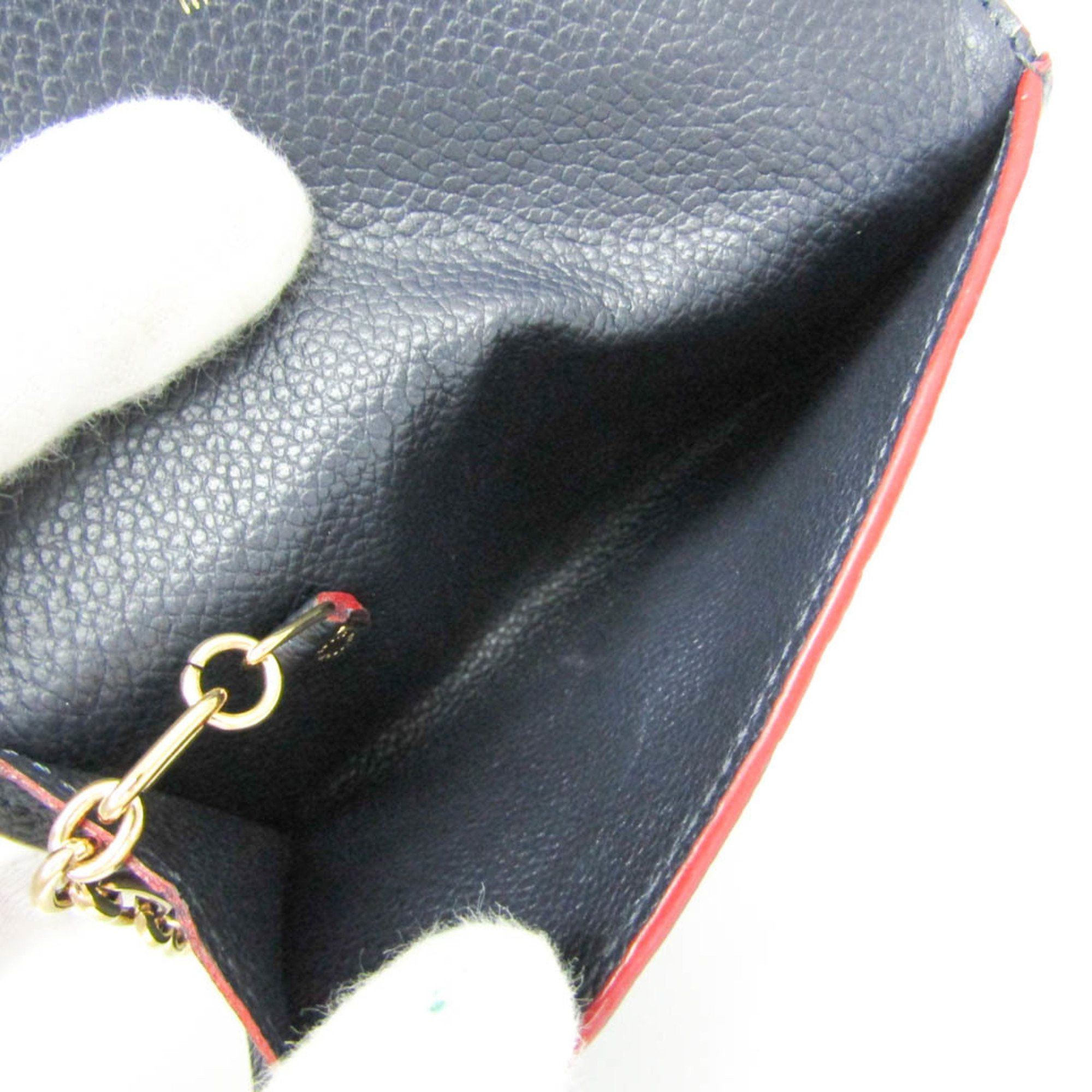 Louis Vuitton Louis Vuitton Monogram Empreinte Key Pouch M62017 Women's Monogram Empreinte Coin Purse/coin Case Marine Rouge Size ONE SIZE - 3 Thumbnail