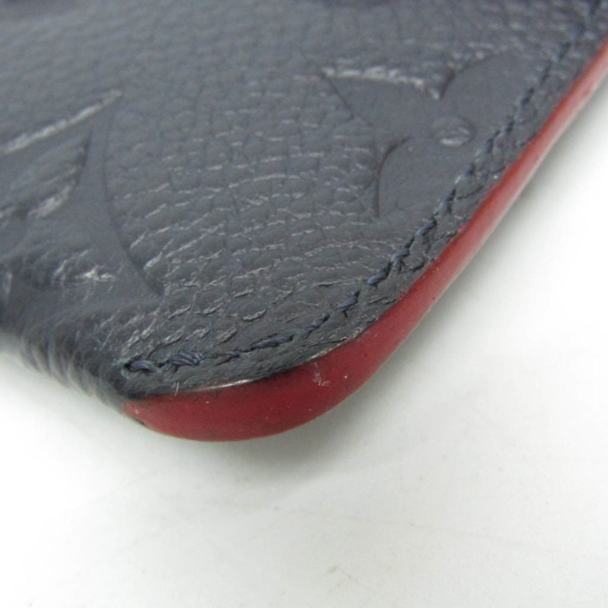 Louis Vuitton Louis Vuitton Monogram Empreinte Key Pouch M62017 Women's Monogram Empreinte Coin Purse/coin Case Marine Rouge Size ONE SIZE - 5 Thumbnail