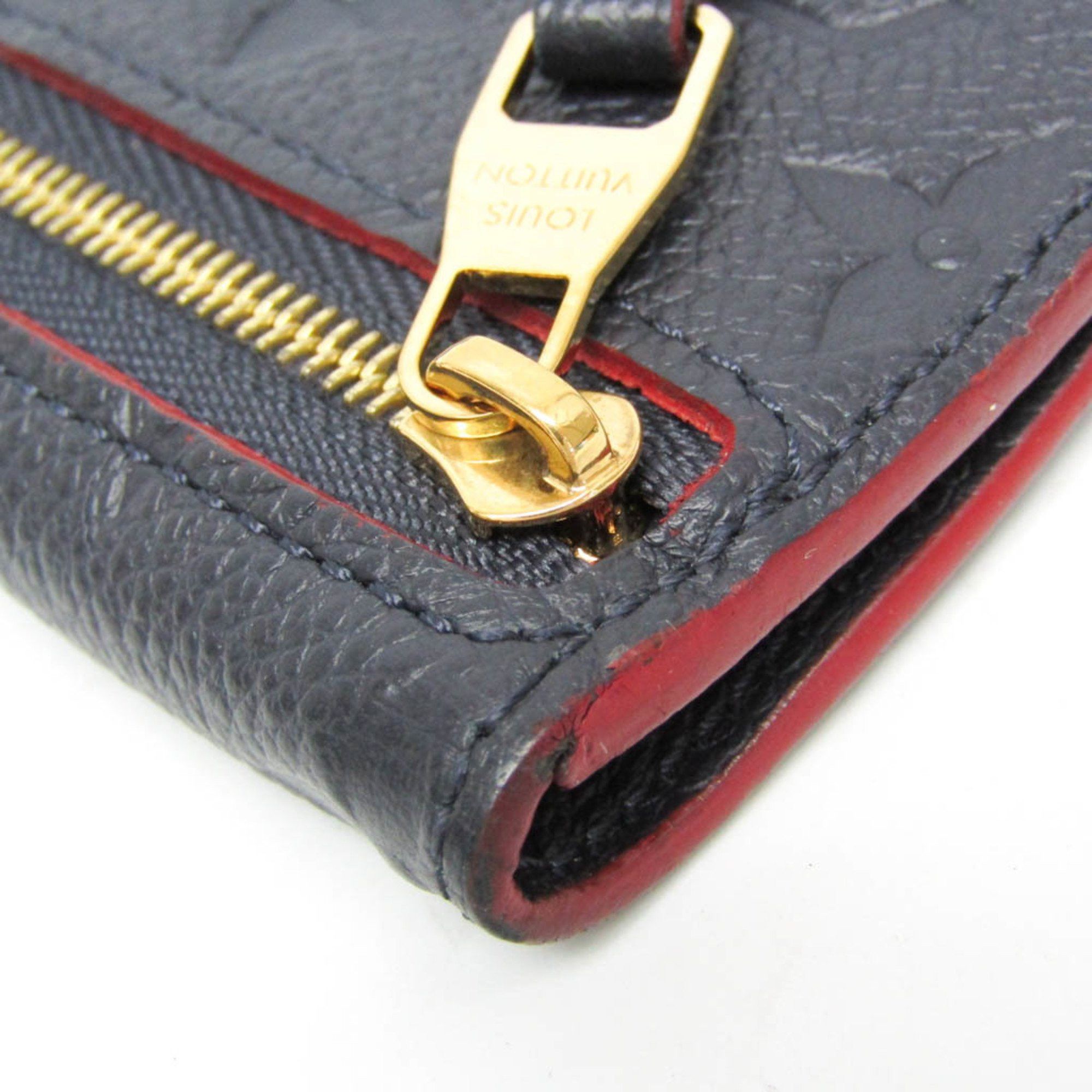 Louis Vuitton Louis Vuitton Monogram Empreinte Key Pouch M62017 Women's Monogram Empreinte Coin Purse/coin Case Marine Rouge Size ONE SIZE - 9 Thumbnail