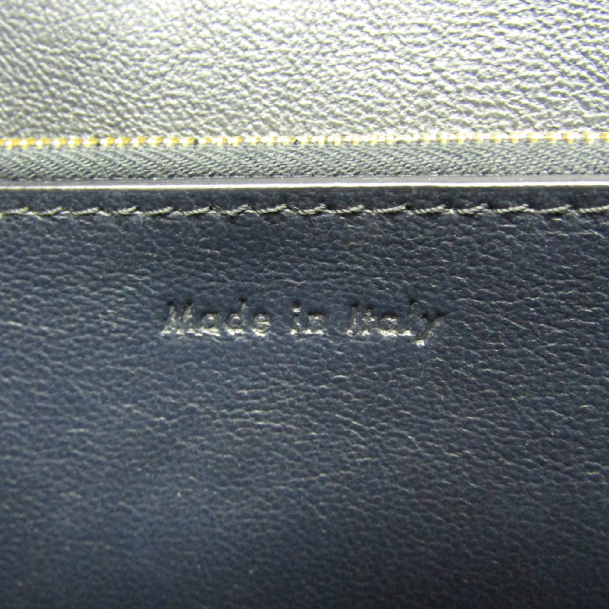 Celine Celine Chain Flap Bag 175383UNA.25FH Women's Leather Shoulder Bag Black,Gray,Red Color Size ONE SIZE - 18 Thumbnail