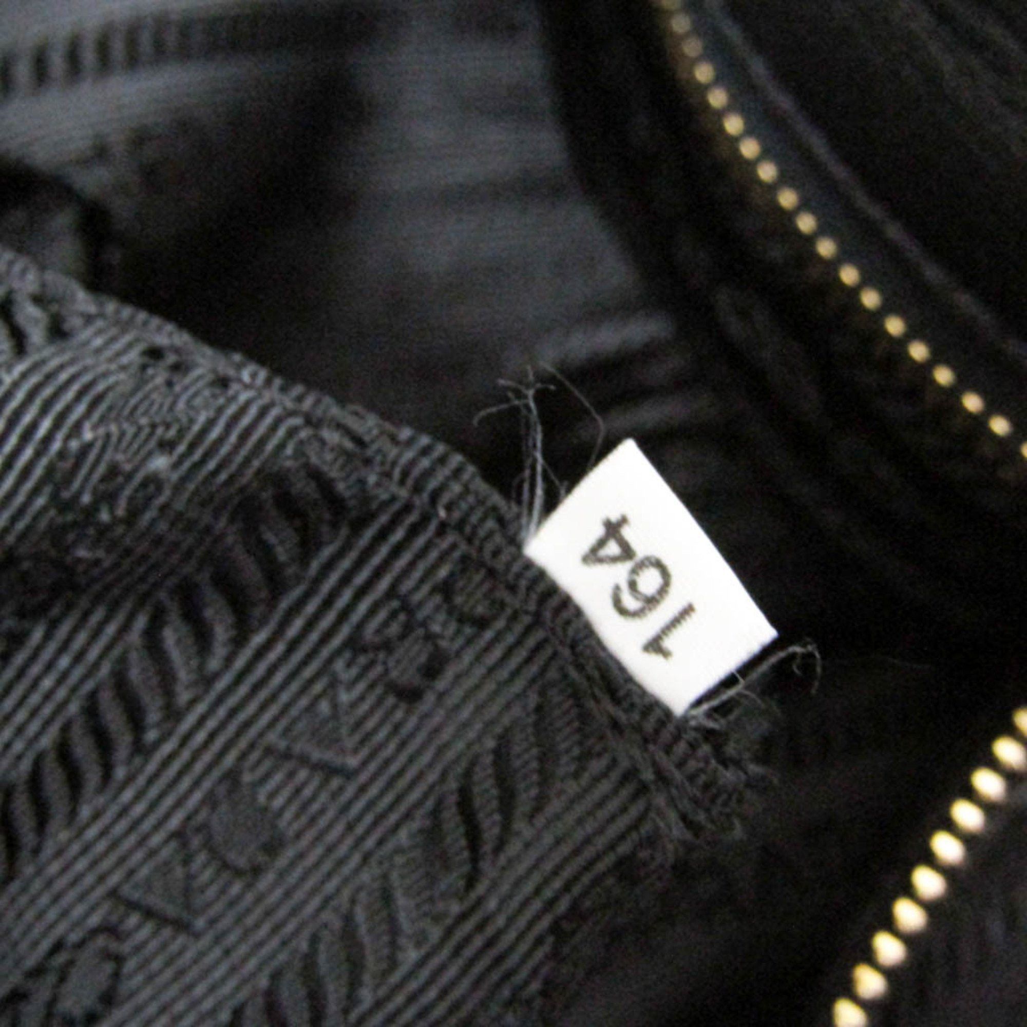 Prada Prada Ruffled Chain Shoulder Bag Women's Nylon,Plastic Shoulder Bag,Tote Bag Black Size ONE SIZE - 13 Thumbnail