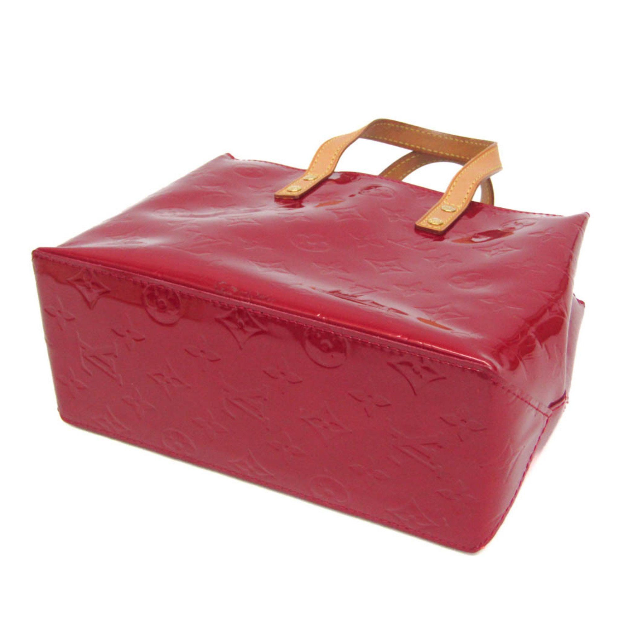 Louis Vuitton Louis Vuitton Monogram Vernis Reade PM M91990 Women's Handbag Pomme D'amour Size ONE SIZE - 3 Thumbnail