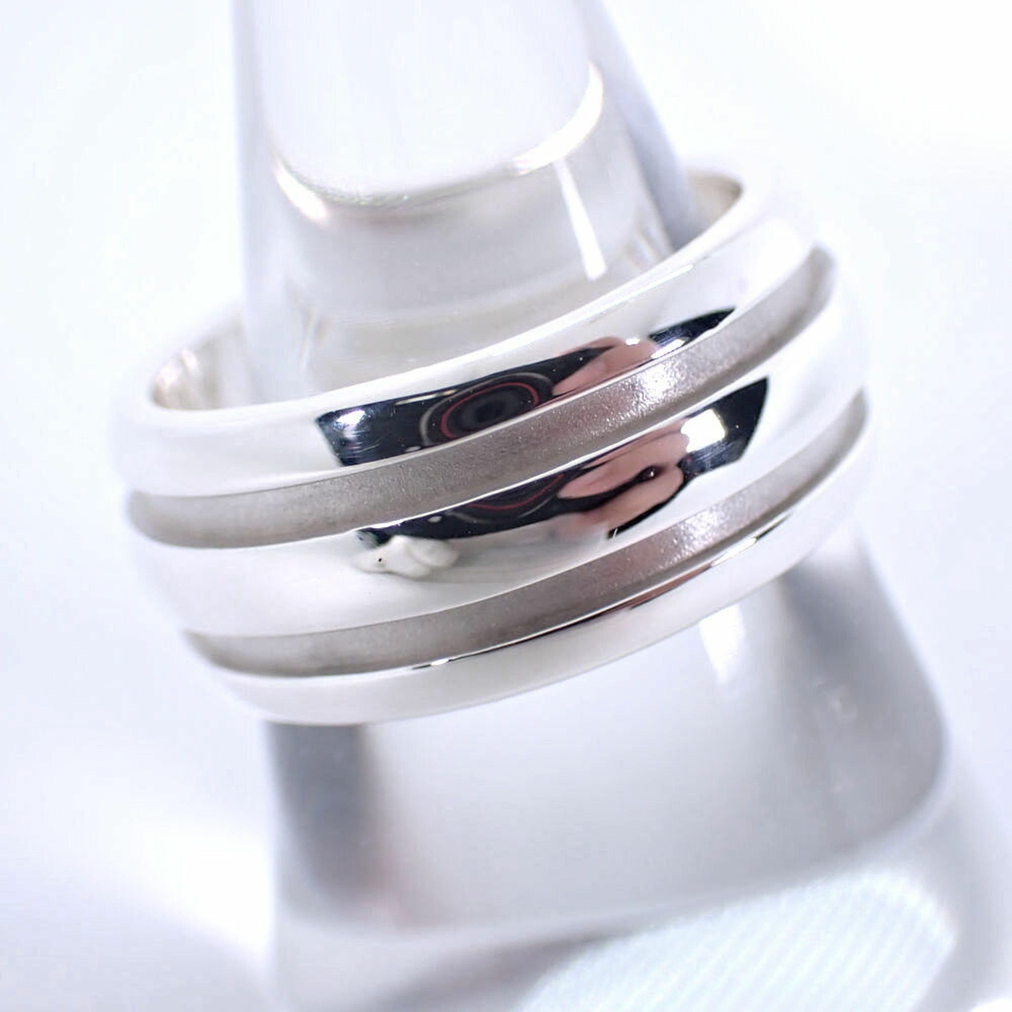 Tiffany & Co. TIFFANY 925 Double Line Ring Size 11 Size ONE SIZE - 3 Thumbnail