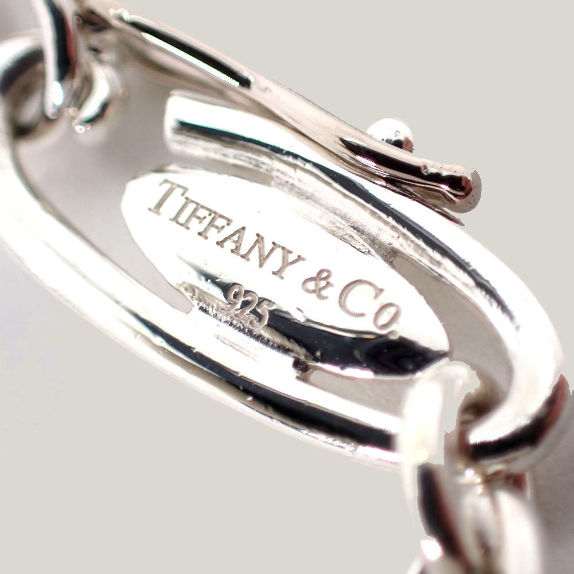 Tiffany & Co. TIFFANY 925 Heart Oval Link Chain Bracelet j5-2 Size ONE SIZE - 5 Thumbnail