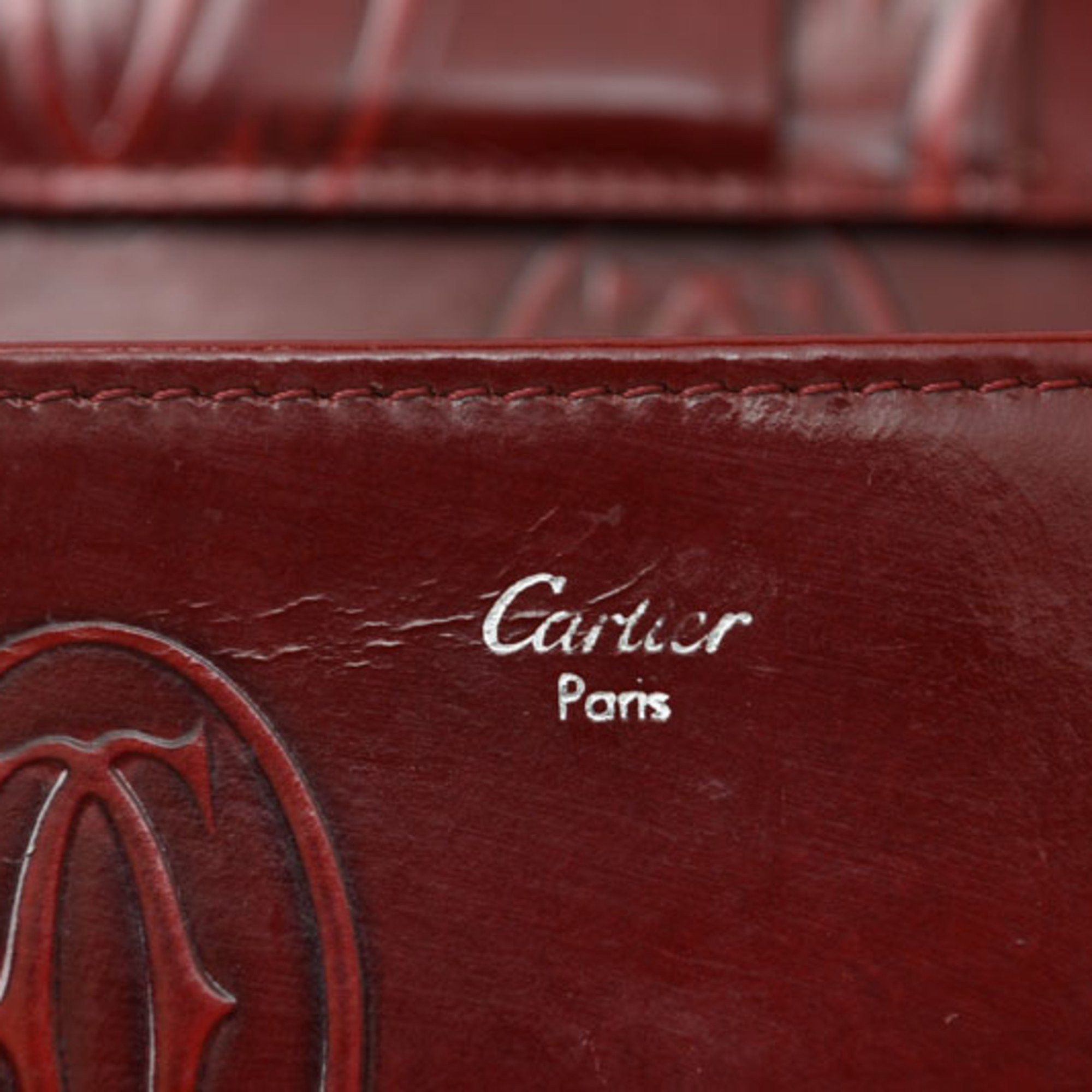 Cartier Cartier Wallet Folding Happy Birthday Bordeaux Size ONE SIZE - 12 Thumbnail