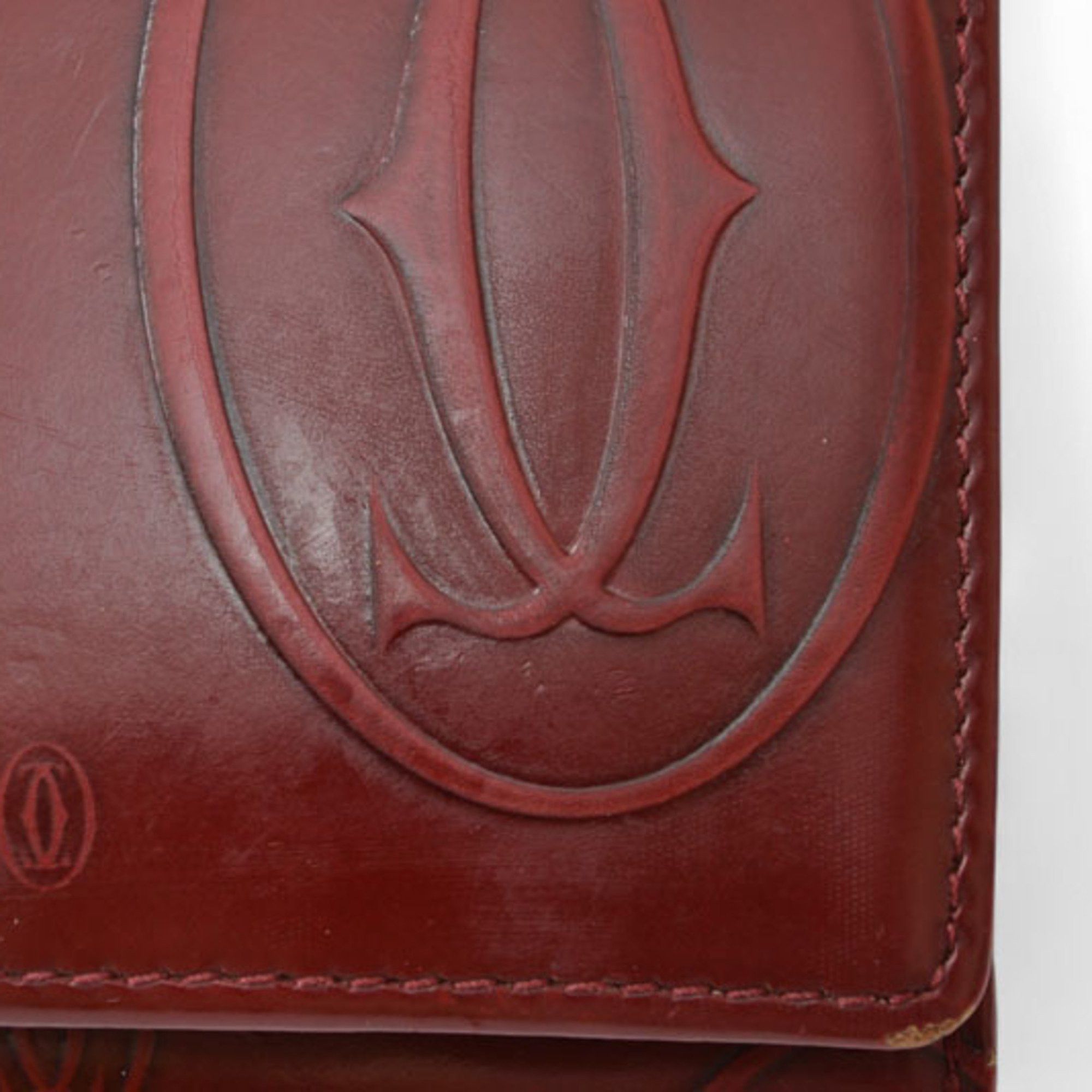 Cartier Cartier Wallet Folding Happy Birthday Bordeaux Size ONE SIZE - 8 Thumbnail