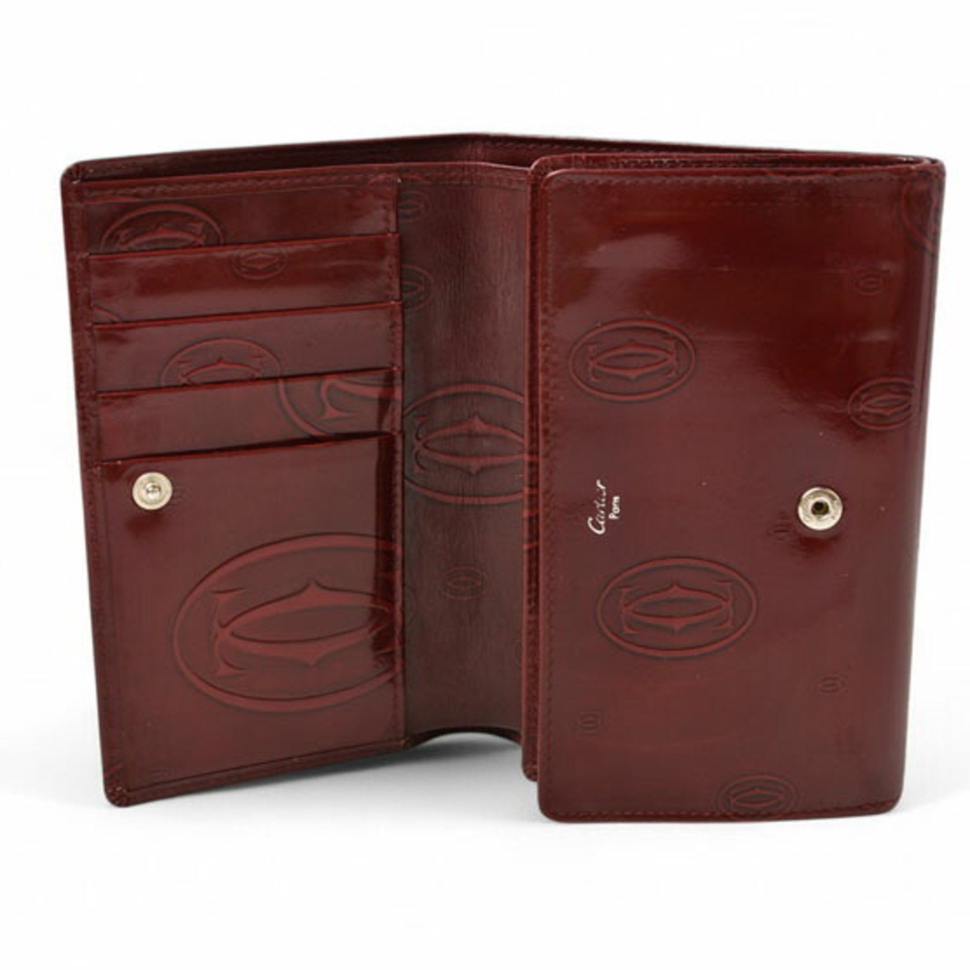 Cartier Cartier Wallet Folding Happy Birthday Bordeaux Size ONE SIZE - 11 Thumbnail