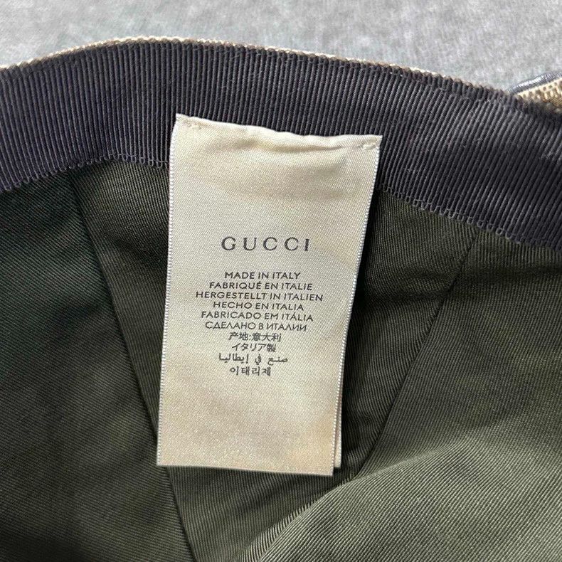 Gucci Gucci Vintage Pattern All - Over Print Striped Baseball Cap Size ONE SIZE - 6 Thumbnail