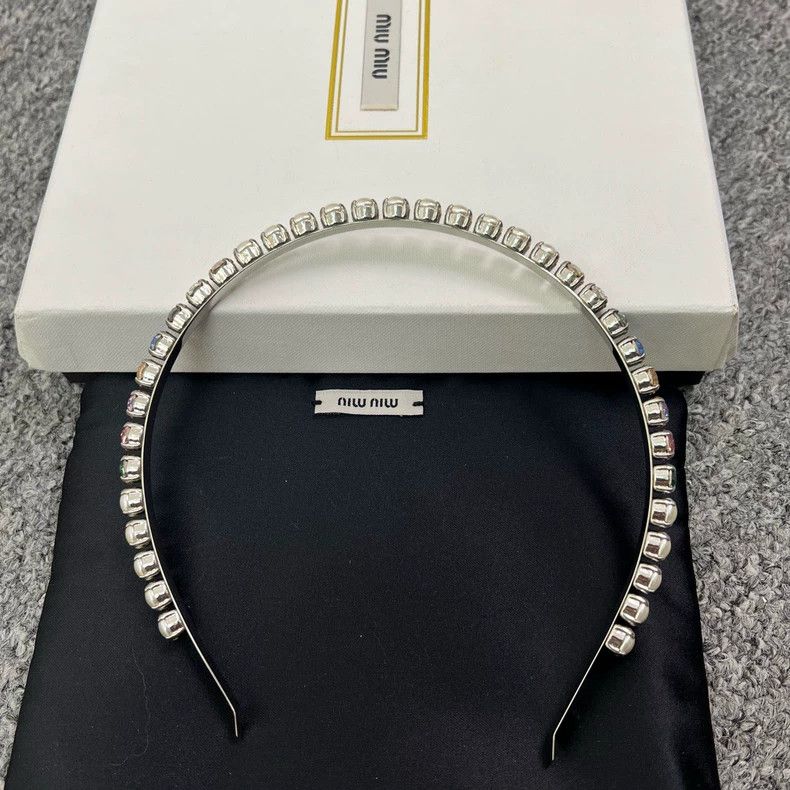 Miu Miu miumiu colorful pearl headband Size ONE SIZE - 2 Thumbnail