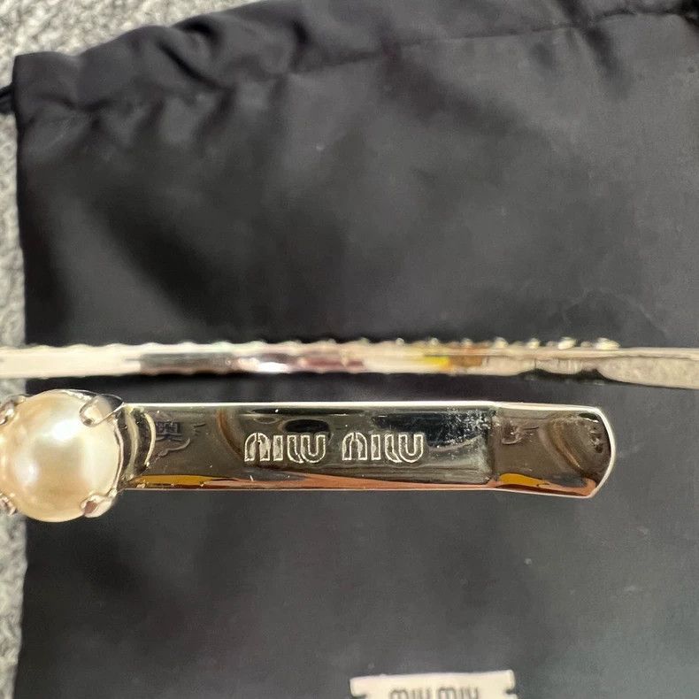 Miu Miu miumiu colorful pearl headband Size ONE SIZE - 4 Thumbnail