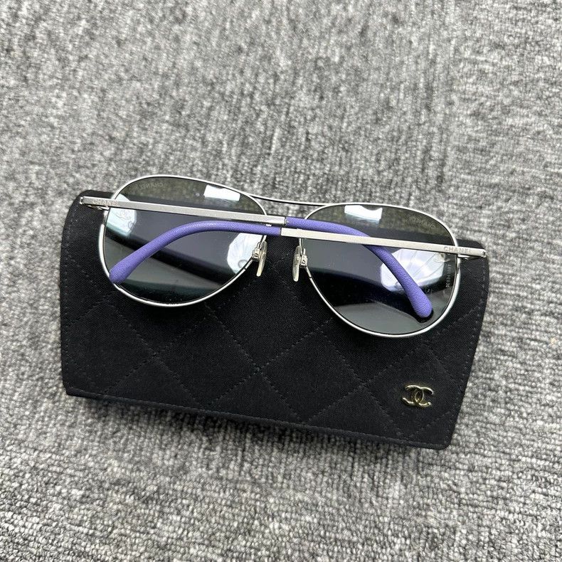 Chanel chanel purple tinted sunglasses Size ONE SIZE - 5 Thumbnail