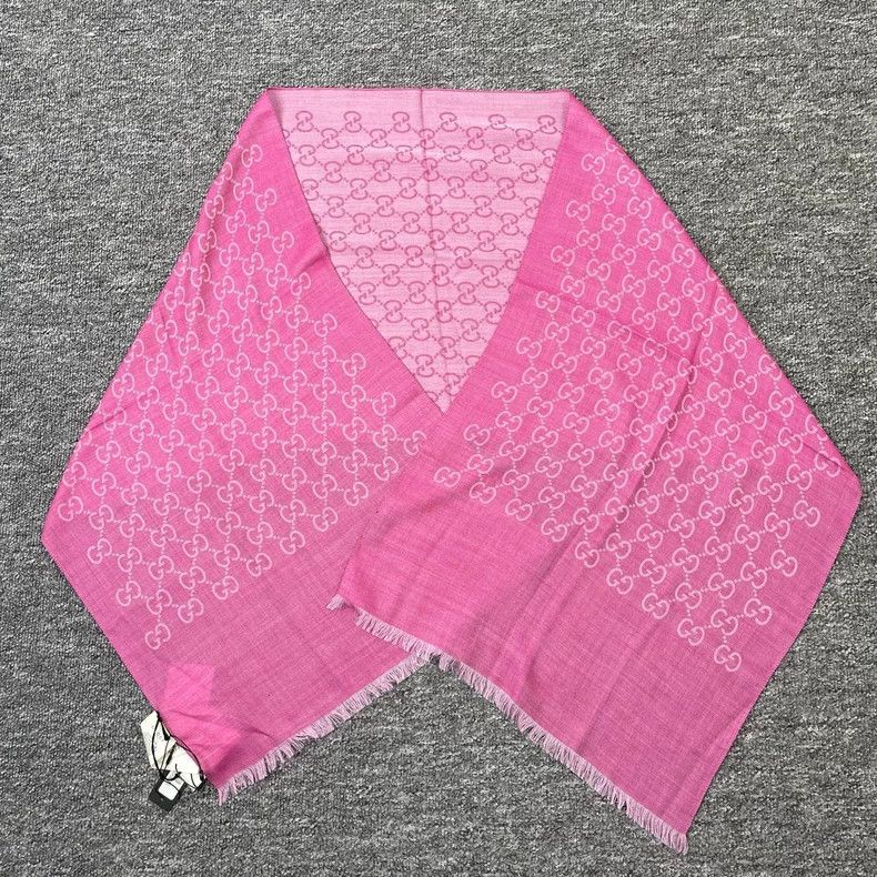 Gucci gucci pink gg pattern scarf Size ONE SIZE - 2 Thumbnail