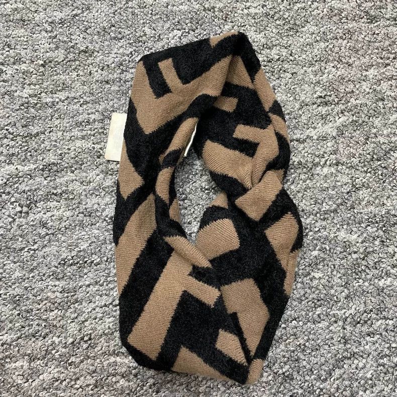 Fendi fendi black brown patterned headband Size ONE SIZE - 4 Thumbnail
