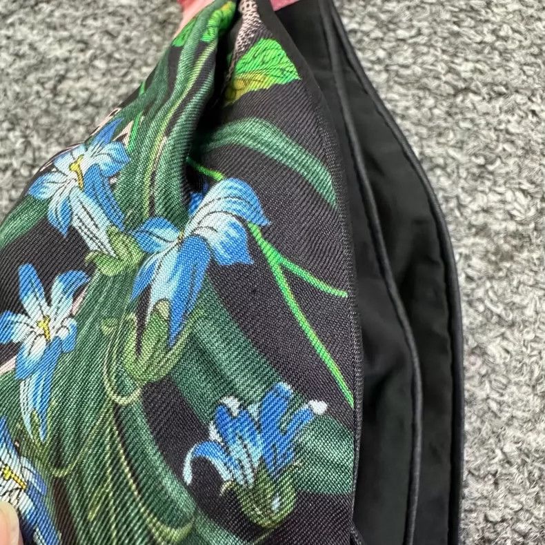Gucci gucci floral silk hair band Size ONE SIZE - 8 Thumbnail