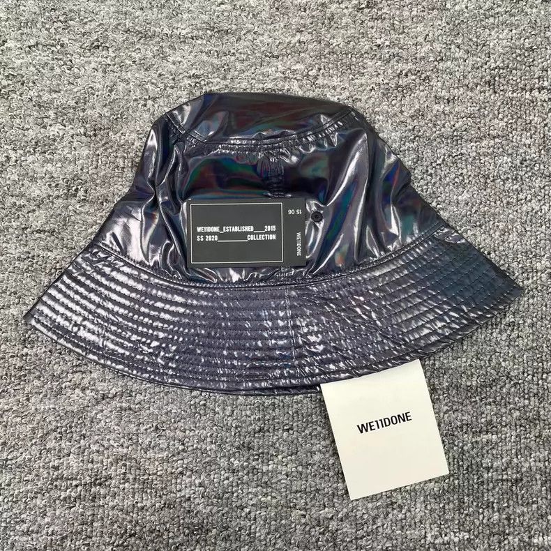 WE11DONE welldone laser shiny bucket hat Size ONE SIZE - 2 Thumbnail